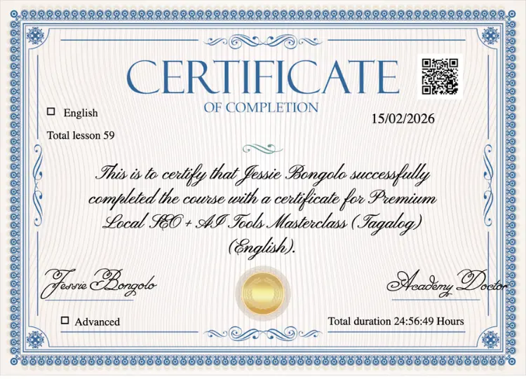 Local SEO + AI Tools Masterclass